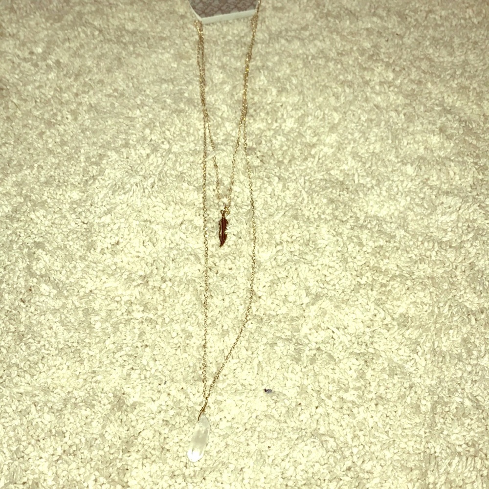 Double layer necklace
